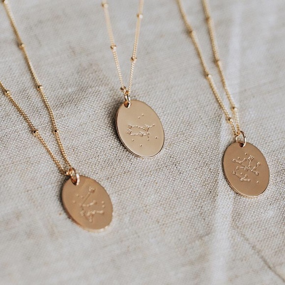 Gemini Bohemian Zodiac Astrology Charm Necklace - Picture 11 of 14